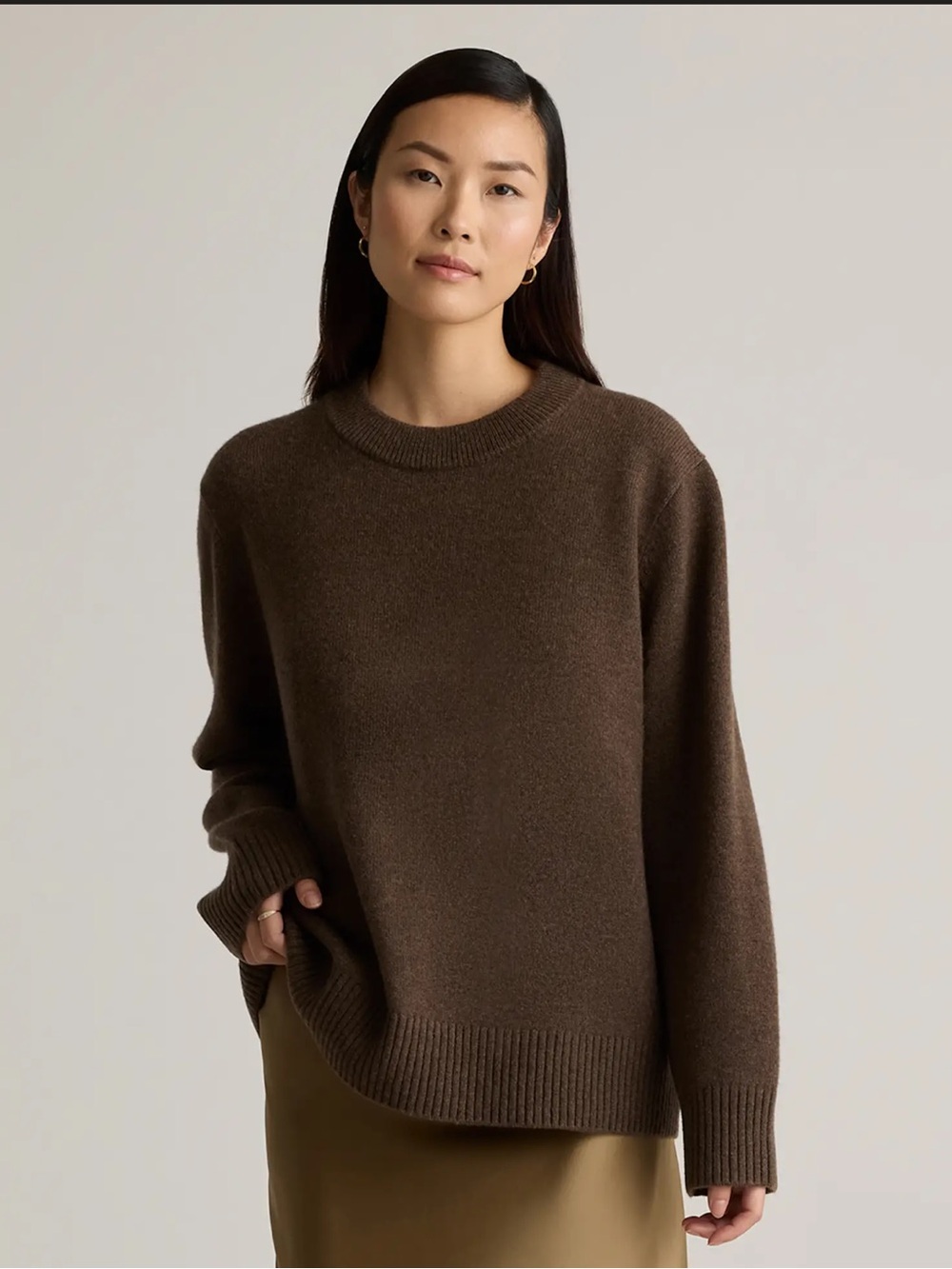 Quince Mongolian Cashmere Oversized Sweater- Size M